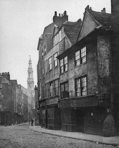 Drury Lane, looking south and showing the steeple of St. Mary-le-Strand by Alfred and John Bool